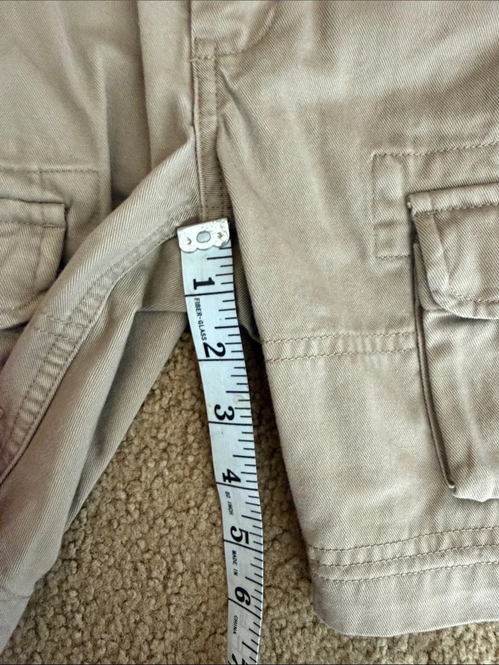 NWT 9m Ralph Lauren Tan Chino Cargo Shorts